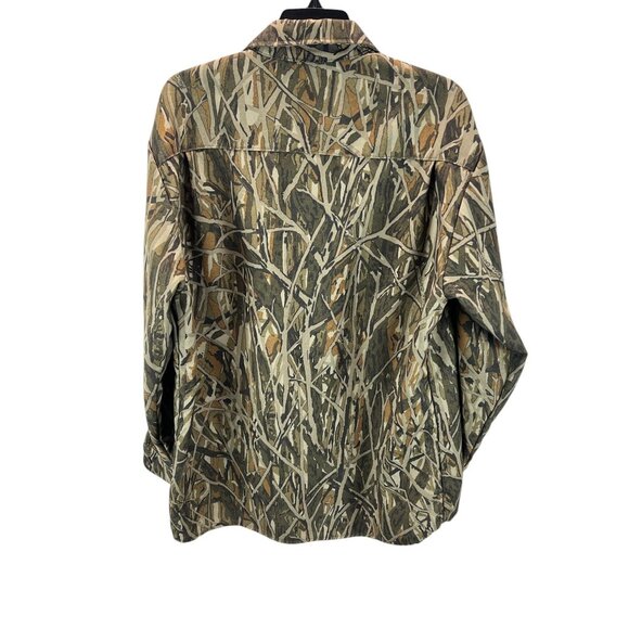 Cabela's Men's Camo Button-Down Long-Sleeve Shirt Hunting Outdoor Gorpcore L - Picture 2 of 8